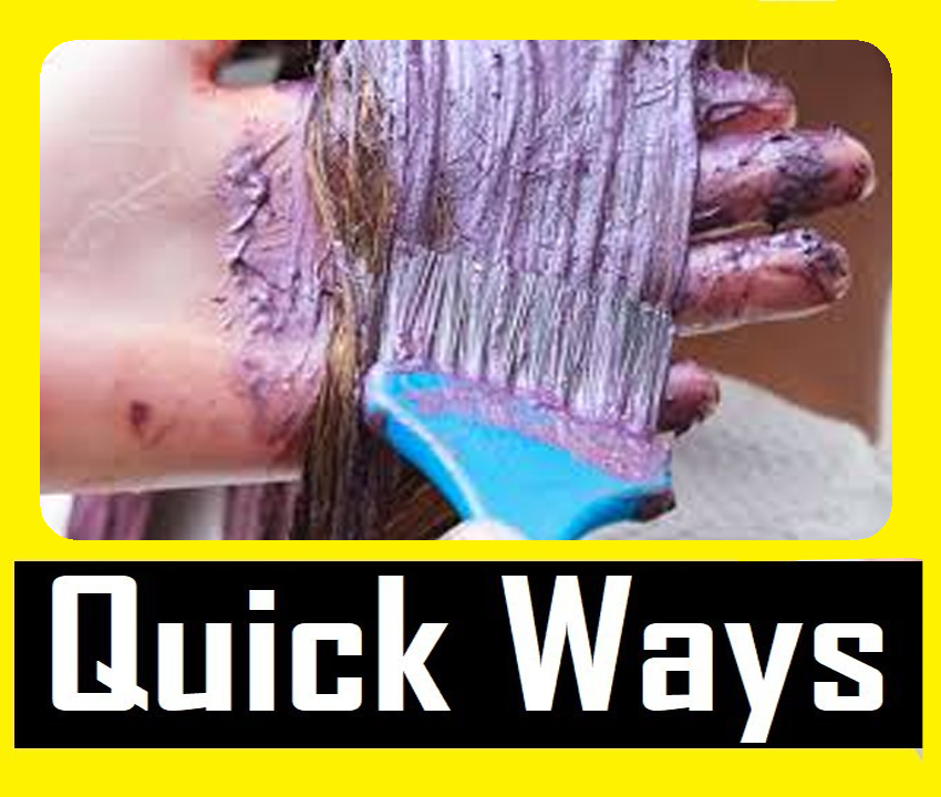 how to get hair dye off skin