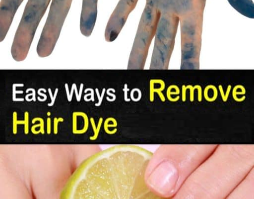 how to remove hair dye from skin