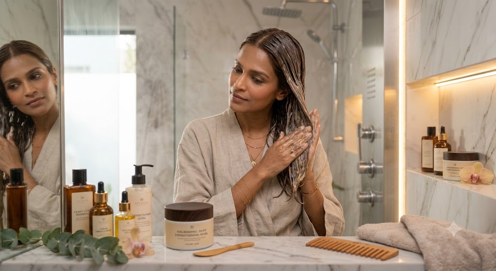 Weekly deep conditioning treatment for color-treated hair