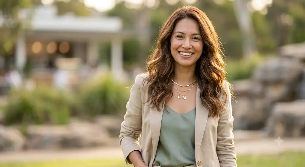 Healthy-looking hair after following a consistent care routine