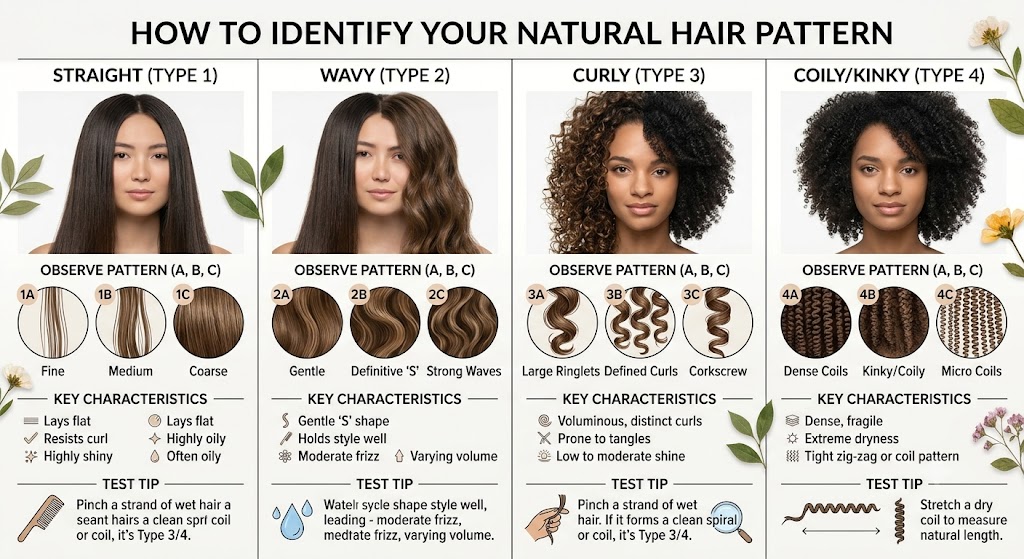 How to Identify Your Hair Type Guide