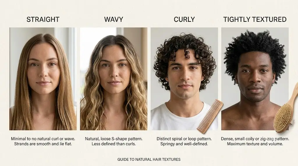 Different hair types and their basic care needs