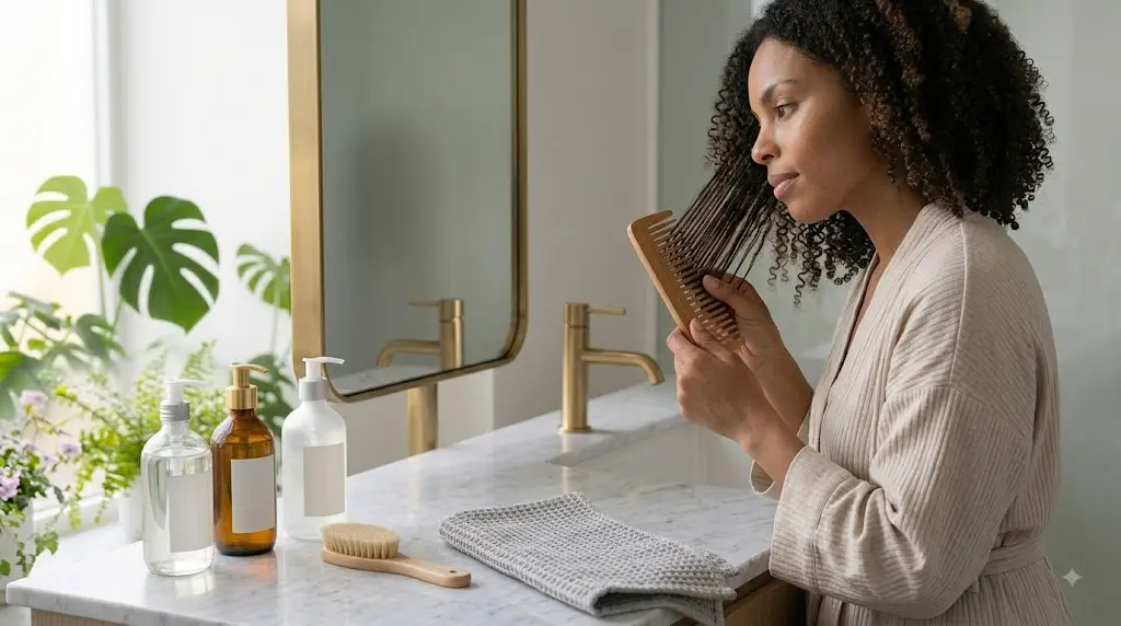 Gentle hair care for fine hair