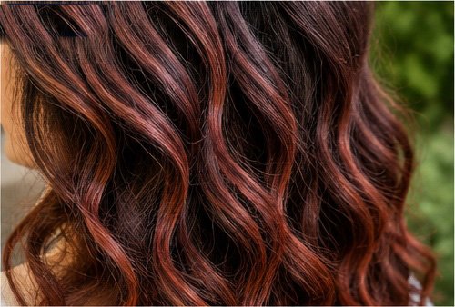 Color-treated hair protected from prolonged sun exposure