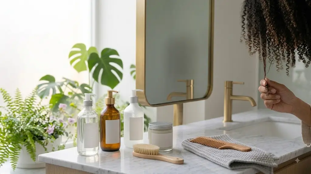 Weekly hair care routine for fine hair