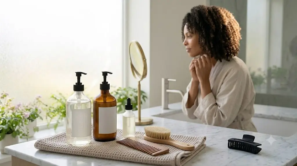Simple weekly high porosity hair care routine
